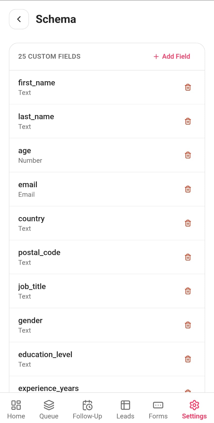 Dynamic Lead Form builder